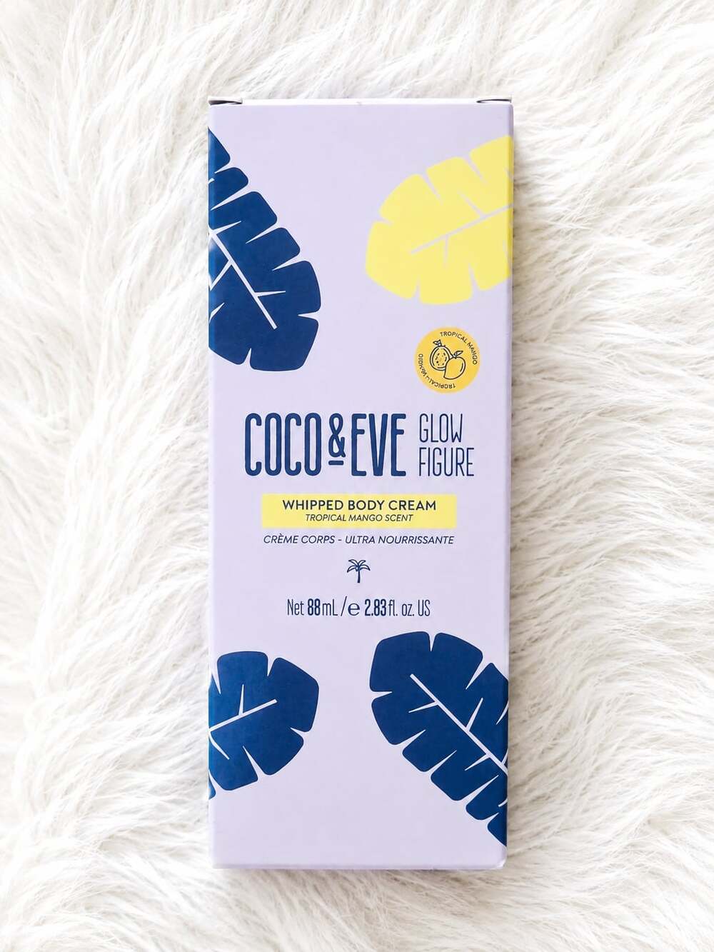 Coco & Eve Glow Figure Whipped Body Cream Tropical Mango Scent 88ml